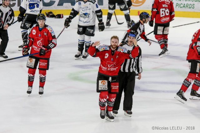 Photo hockey match Amiens  - Gap  le 21/12/2018