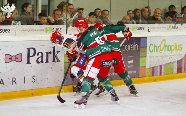 Photo hockey match Anglet - Grenoble  le 23/12/2018