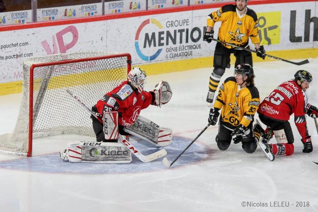 Photo hockey match Amiens  - Strasbourg  le 26/12/2018