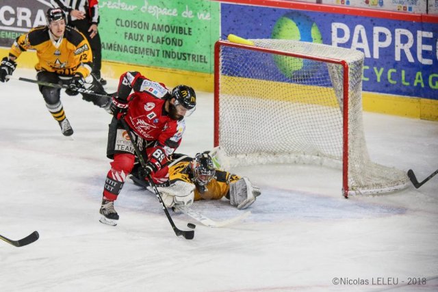 Photo hockey match Amiens  - Strasbourg  le 26/12/2018