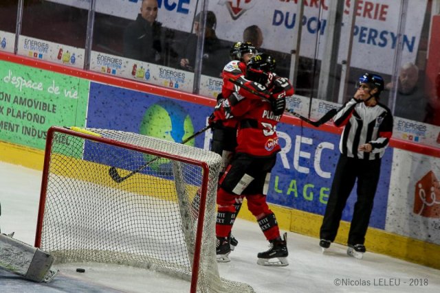 Photo hockey match Amiens  - Strasbourg  le 26/12/2018