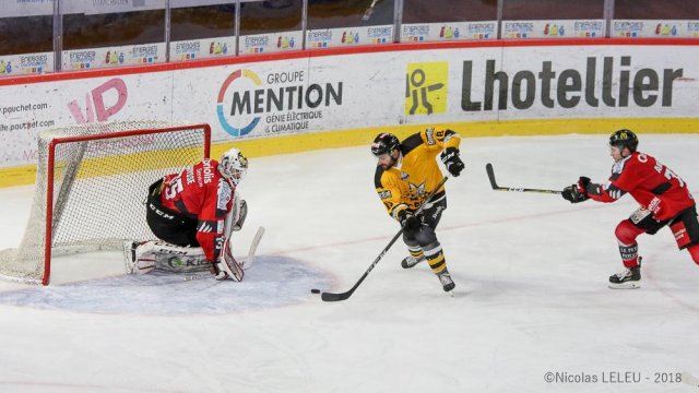Photo hockey match Amiens  - Strasbourg  le 26/12/2018