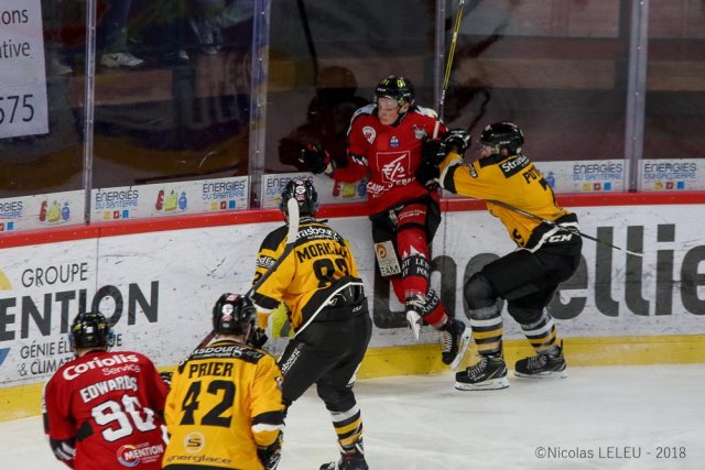 Photo hockey match Amiens  - Strasbourg  le 26/12/2018