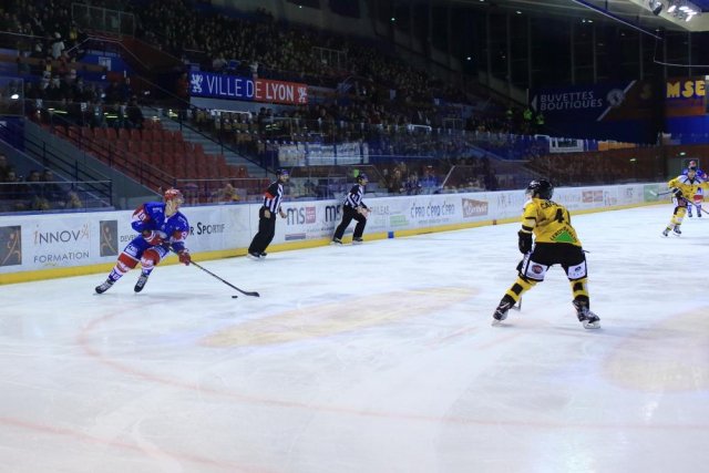 Photo hockey match Lyon - Rouen le 26/12/2018