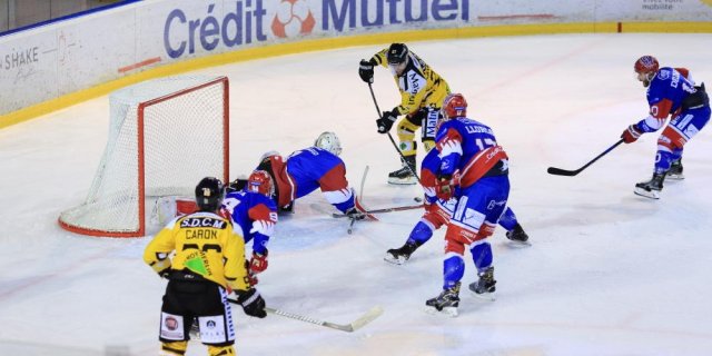 Photo hockey match Lyon - Rouen le 26/12/2018