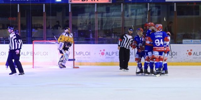 Photo hockey match Lyon - Rouen le 26/12/2018