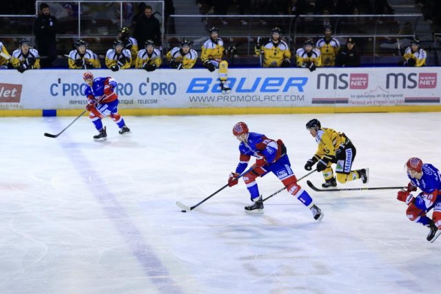 Photo hockey match Lyon - Rouen le 26/12/2018