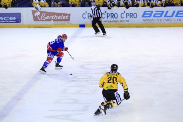 Photo hockey match Lyon - Rouen le 26/12/2018