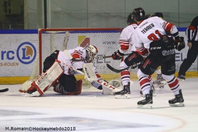 Photo hockey match Rouen - Bordeaux le 28/12/2018