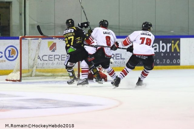 Photo hockey match Rouen - Bordeaux le 28/12/2018