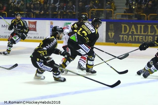 Photo hockey match Rouen - Bordeaux le 28/12/2018