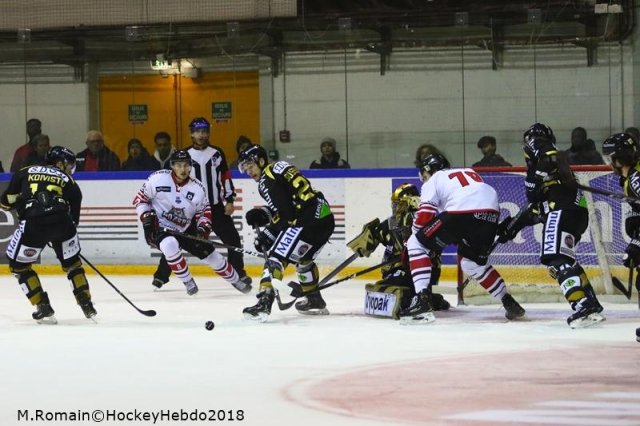 Photo hockey match Rouen - Bordeaux le 28/12/2018