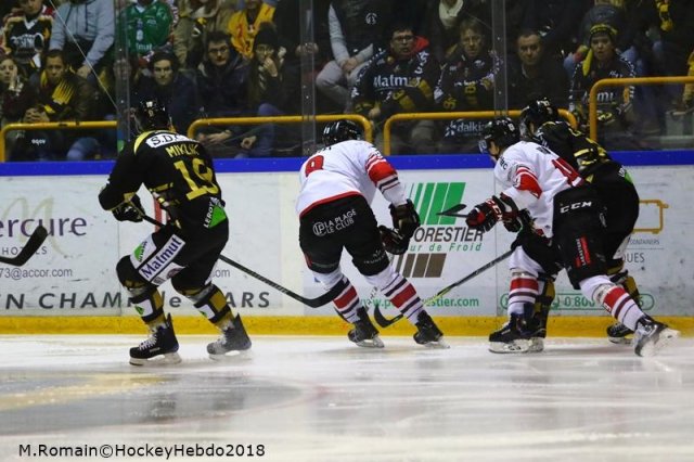 Photo hockey match Rouen - Bordeaux le 28/12/2018