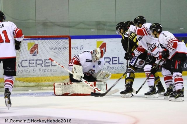 Photo hockey match Rouen - Bordeaux le 28/12/2018