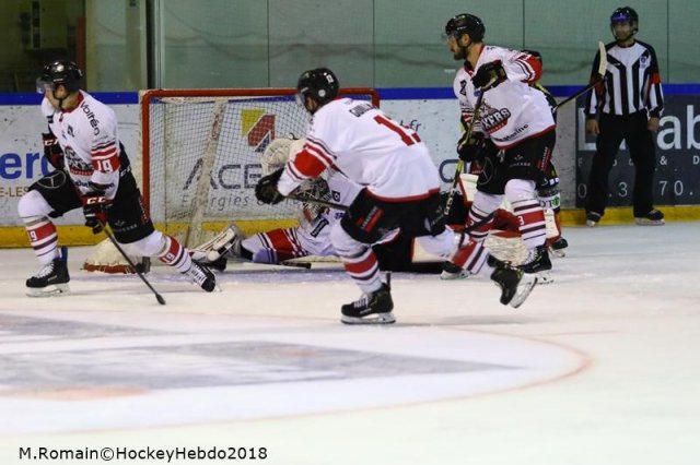 Photo hockey match Rouen - Bordeaux le 28/12/2018