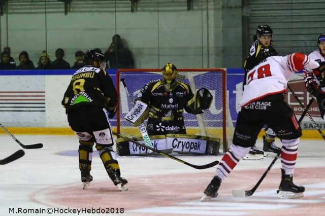 Photo hockey match Rouen - Bordeaux le 28/12/2018