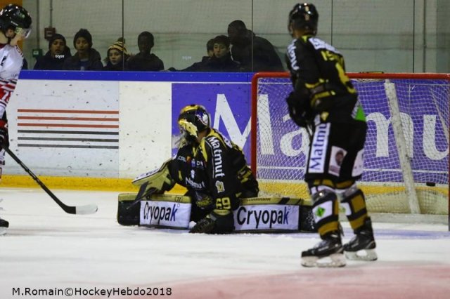 Photo hockey match Rouen - Bordeaux le 28/12/2018