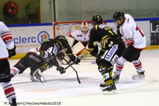Photo hockey match Rouen - Bordeaux le 28/12/2018
