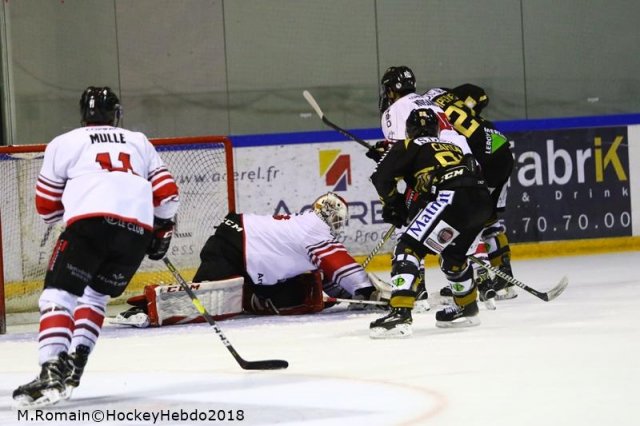 Photo hockey match Rouen - Bordeaux le 28/12/2018