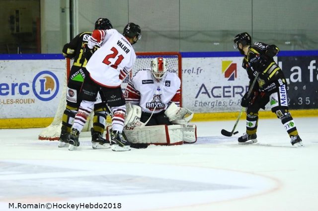 Photo hockey match Rouen - Bordeaux le 28/12/2018
