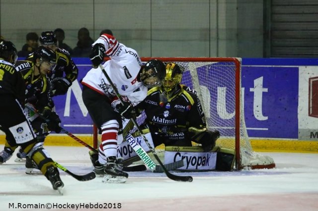 Photo hockey match Rouen - Bordeaux le 28/12/2018
