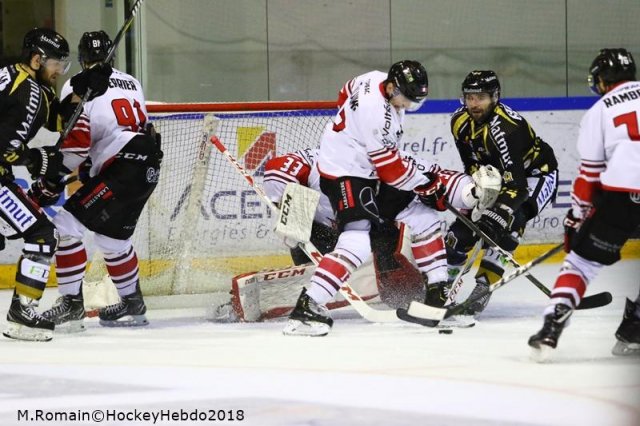 Photo hockey match Rouen - Bordeaux le 28/12/2018