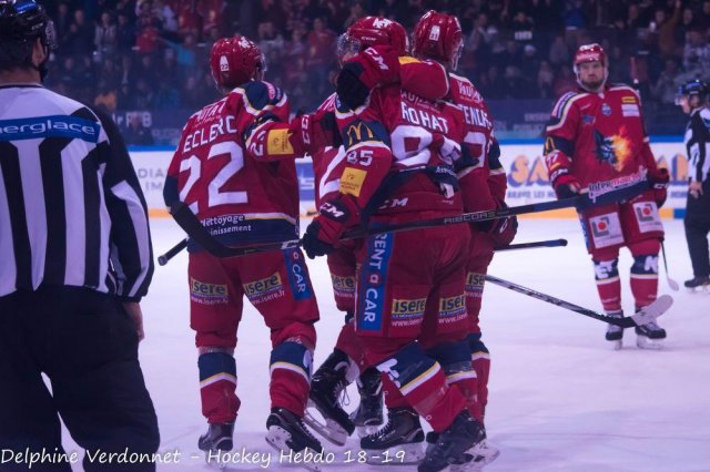 Photo hockey match Grenoble  - Gap  le 28/12/2018