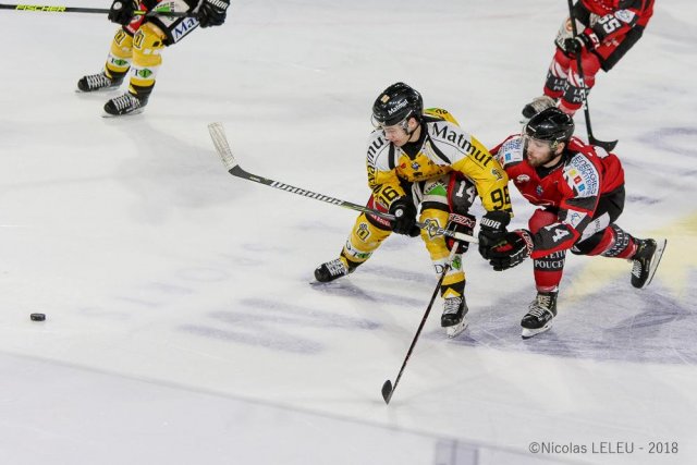 Photo hockey match Amiens  - Rouen le 30/12/2018