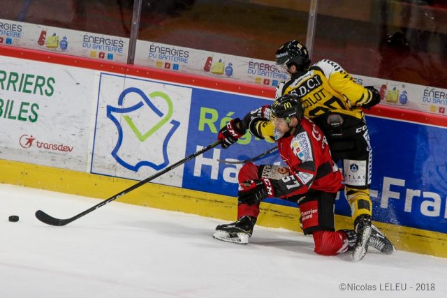 Photo hockey match Amiens  - Rouen le 30/12/2018