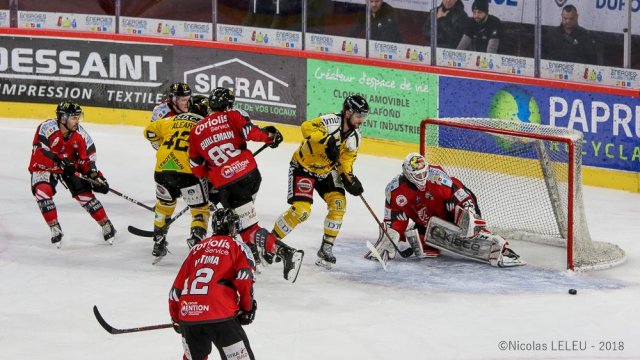 Photo hockey match Amiens  - Rouen le 30/12/2018