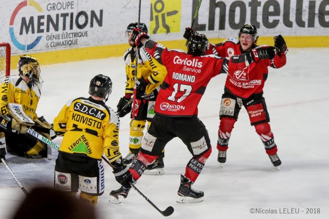 Photo hockey match Amiens  - Rouen le 30/12/2018