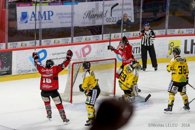 Photo hockey match Amiens  - Rouen le 30/12/2018