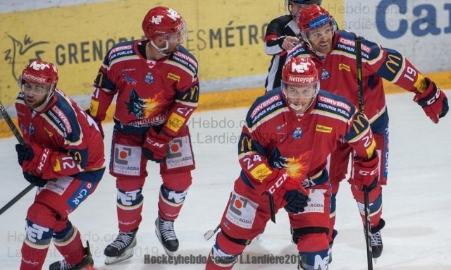Photo hockey match Grenoble  - Bordeaux le 02/01/2019
