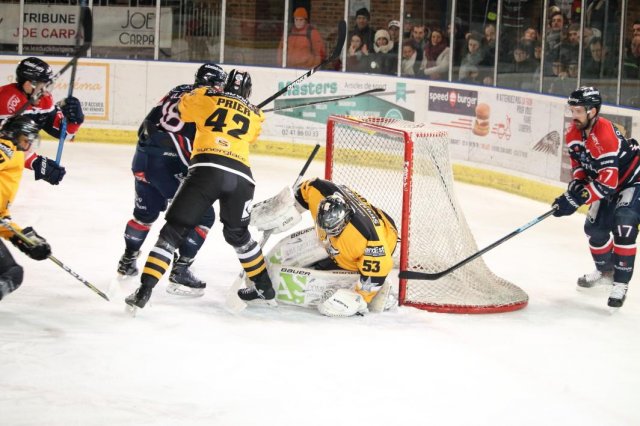 Photo hockey match Angers  - Strasbourg  le 02/01/2019