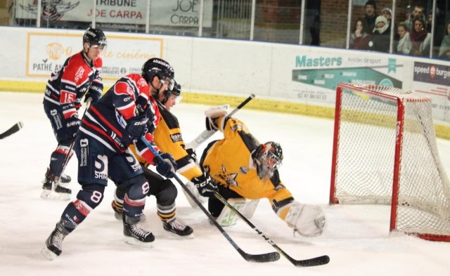 Photo hockey match Angers  - Strasbourg  le 02/01/2019