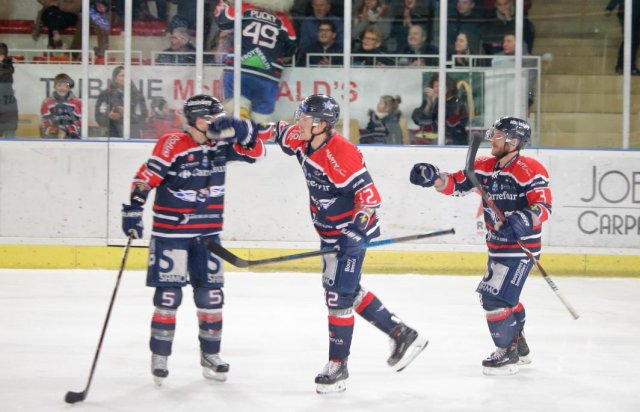 Photo hockey match Angers  - Strasbourg  le 02/01/2019