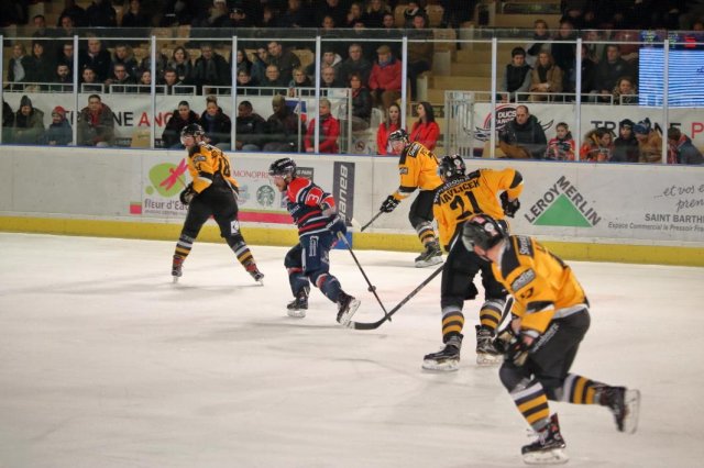 Photo hockey match Angers  - Strasbourg  le 02/01/2019