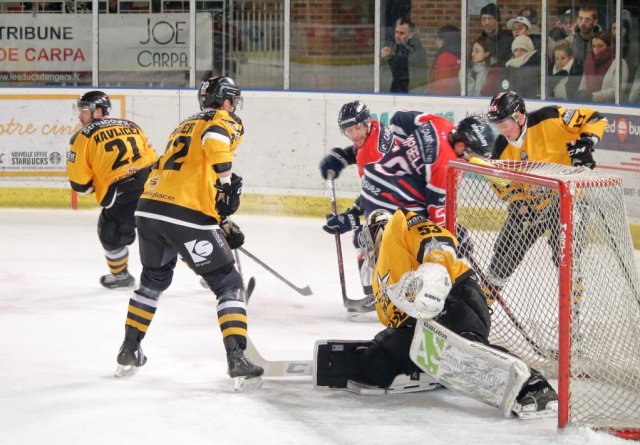 Photo hockey match Angers  - Strasbourg  le 02/01/2019