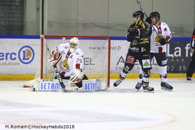 Photo hockey match Rouen - Chamonix  le 02/01/2019
