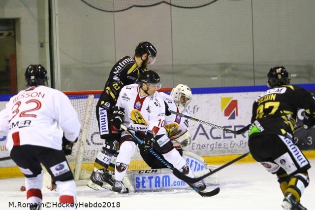 Photo hockey match Rouen - Chamonix  le 02/01/2019