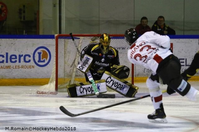 Photo hockey match Rouen - Chamonix  le 02/01/2019