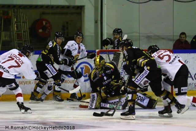Photo hockey match Rouen - Chamonix  le 02/01/2019