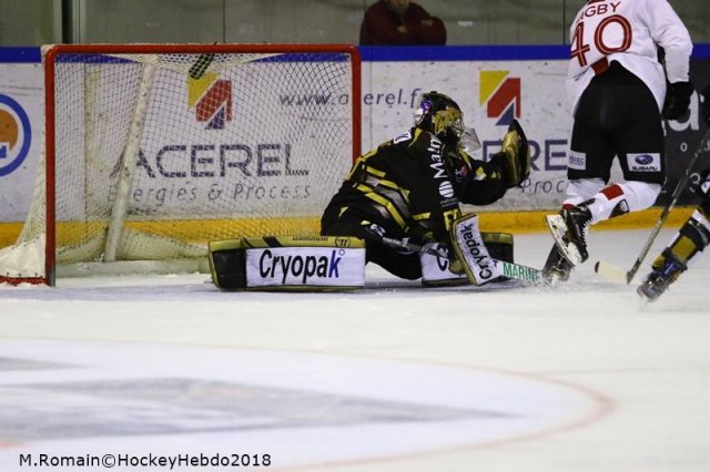 Photo hockey match Rouen - Chamonix  le 02/01/2019