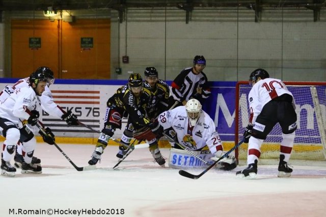 Photo hockey match Rouen - Chamonix  le 02/01/2019