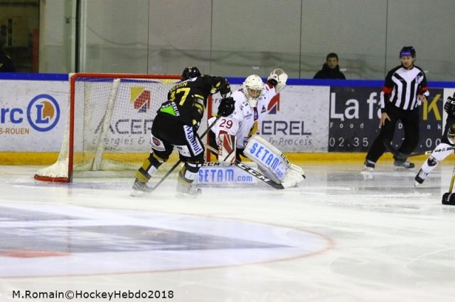 Photo hockey match Rouen - Chamonix  le 02/01/2019
