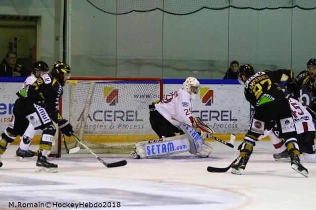 Photo hockey match Rouen - Chamonix  le 02/01/2019