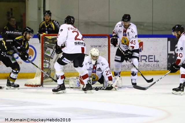 Photo hockey match Rouen - Chamonix  le 02/01/2019