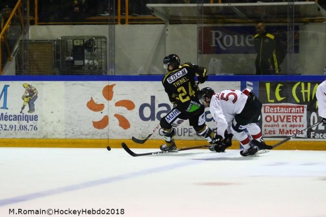 Photo hockey match Rouen - Chamonix  le 02/01/2019