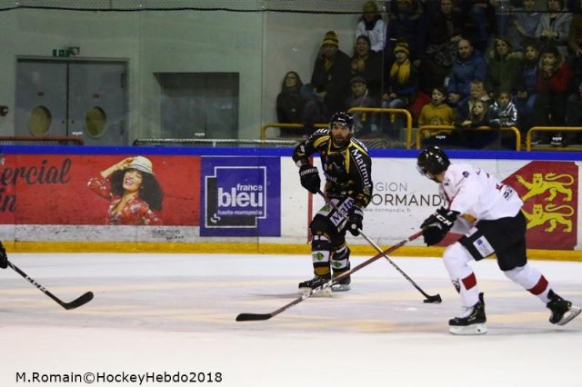 Photo hockey match Rouen - Chamonix  le 02/01/2019