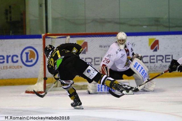 Photo hockey match Rouen - Chamonix  le 02/01/2019